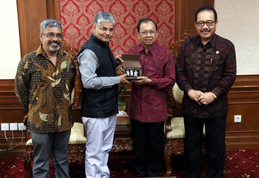 podiumnews.com-Dubes India Bertemu Gubernur Koster, Bahas Penguatan Kerjasama