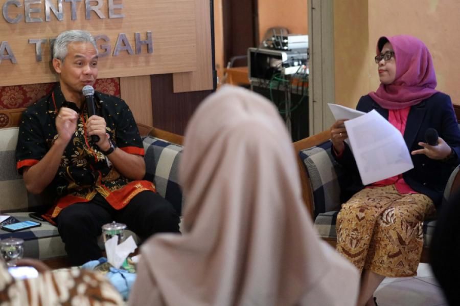 podiumnews.com-Gara-Gara Ganjar, Laporan Ombudsman Jateng Menurun Drastis