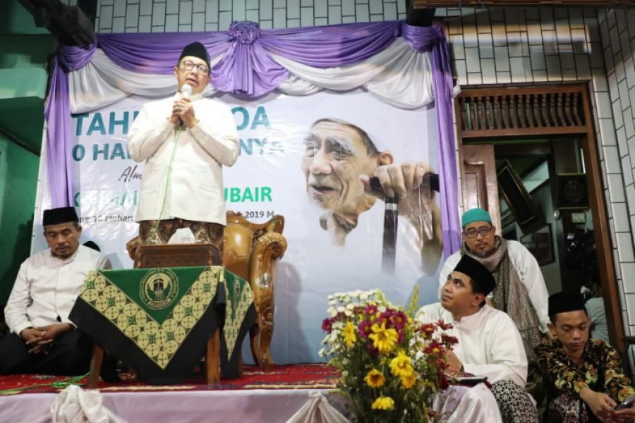 40 Hari Mbah Moen, Menag Baca Puisi Rasanya Baru Kemarin