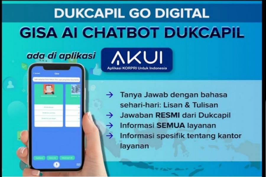 podiumnews.com-Wujudkan Physical Distancing, Mendagri Luncurkan Chatbot Gisa Adminduk
