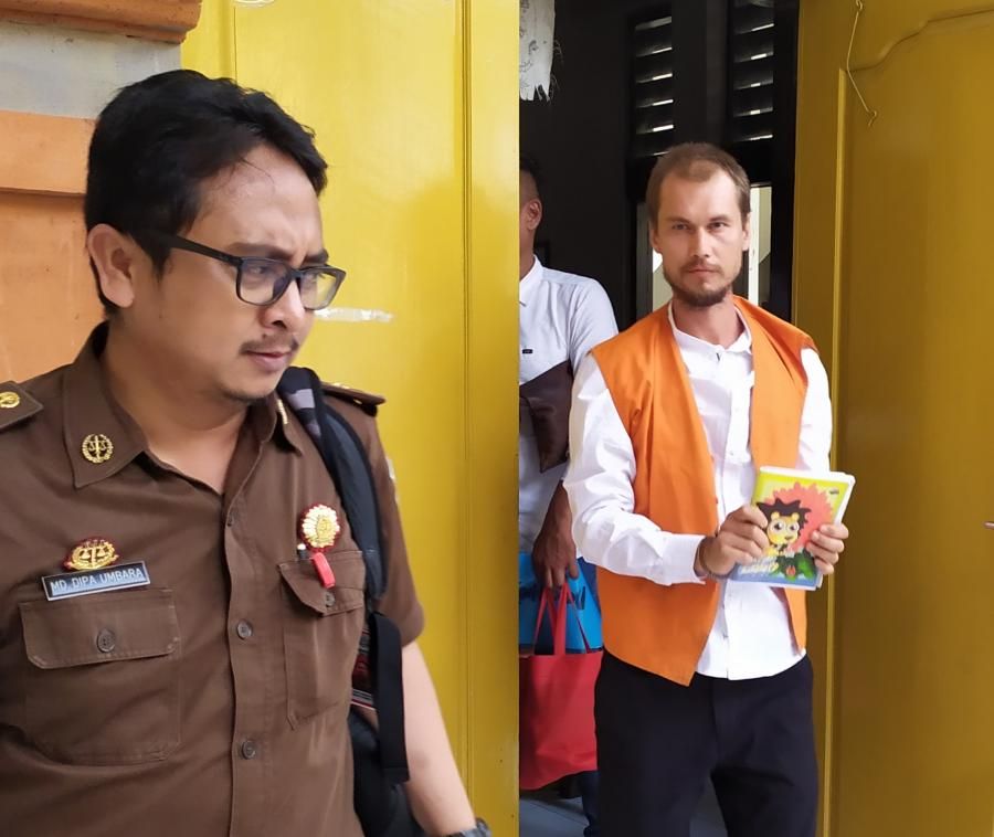 Sempat Kabur dari Rutan Polda, Bule Asal Rusia Ini Dituntut 10 Tahun