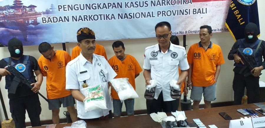 Tiga Pekan, BNNP Bali Amankan 5,5 Kg Sabu