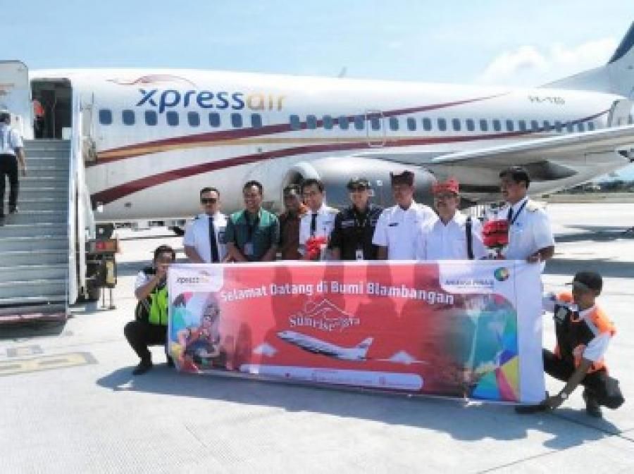 podiumnews.com-Rute Xpress Air Banjarmasin - Banyuwangi Gaet Wisatawan Indonesia Timur