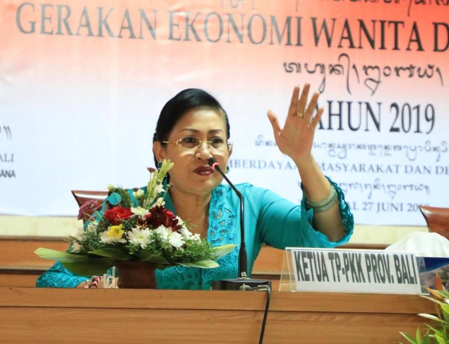 podiumnews.com-Ny Putri Koster: Program Genta Hendaknya Pacu Kesejahteraan Perempuan