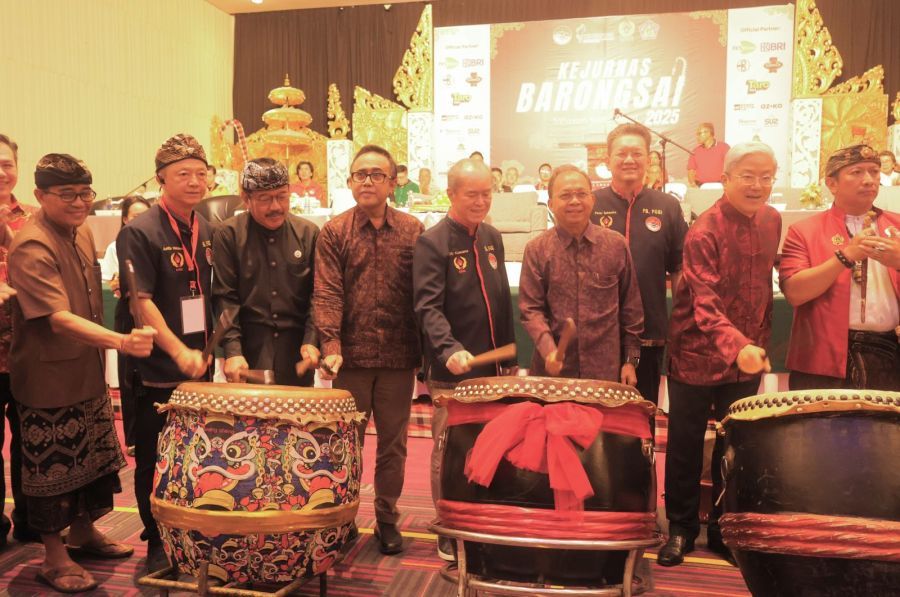 podiumnews.com-600 Atlet Ramaikan Kejurnas Barongsai di Denpasar