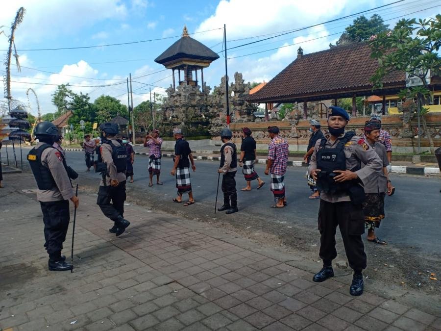 Gelar Patroli Cipta Kondisi, Polda Bali Imbau Masyarakat Tak Berkumpul