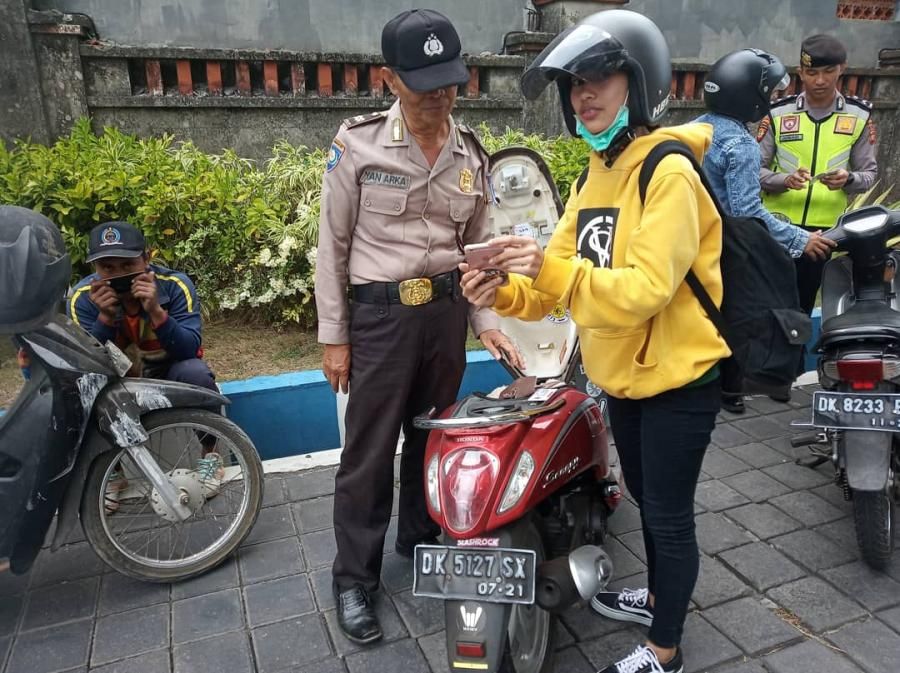 Gelar Razia, Ditlantas Polda Bali: Minimalisir Angka Kecelakaan