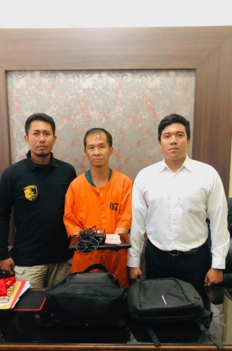 Gasak Laptop, Residivis Curat Digelandang Polisi