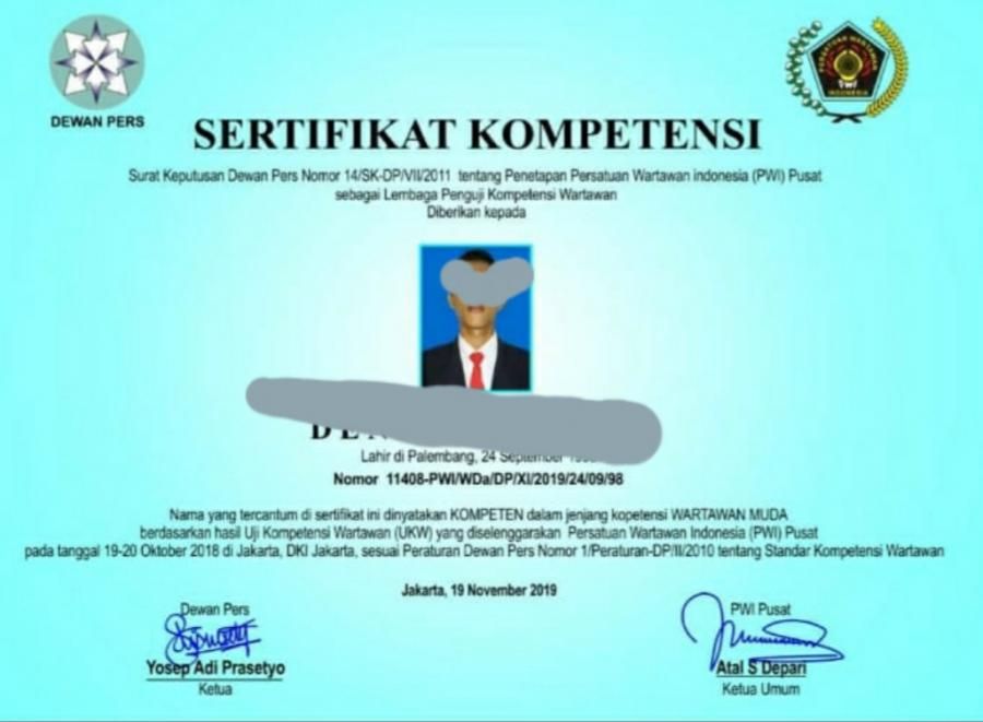 podiumnews.com-Hati-hati, Beredar Sertifikat UKW Palsu