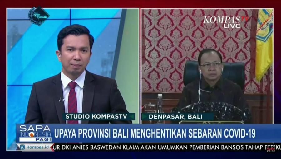 podiumnews.com-Dipuji Presiden, Media Minta Koster Beberkan Strategi Penangan Covid-19 di Bali 