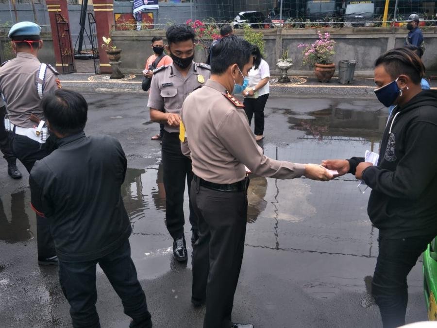 32 Pemudik Terjaring Operasi Pekat Polres Badung