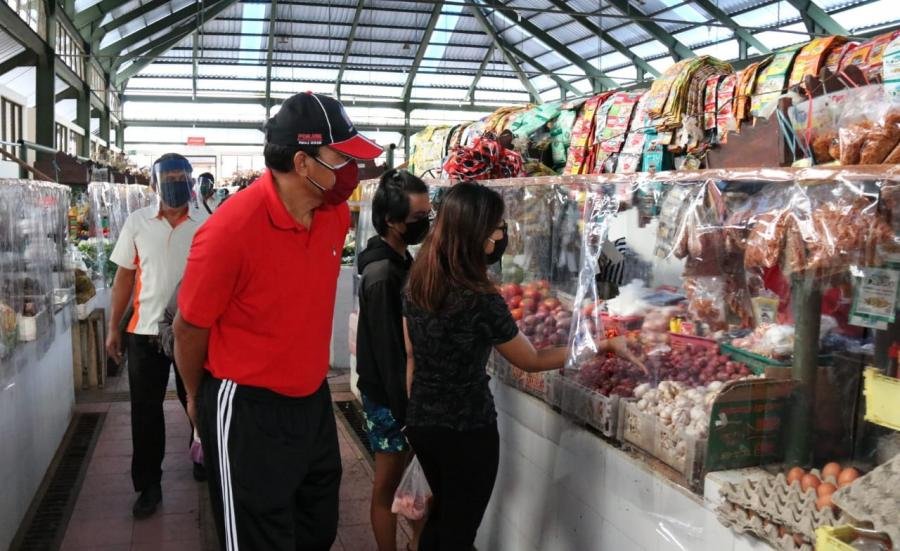 Disperindag Bali Pantau Penerapan Protokol Kesehatan di Pasar Tradisional