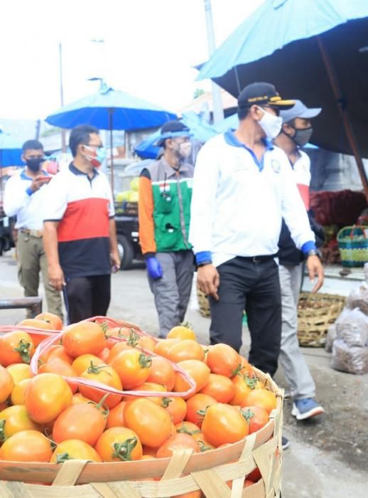 podiumnews.com-Satpol PP Provinsi Bali Siapkan Posko Terpadu di Pasar Galiran