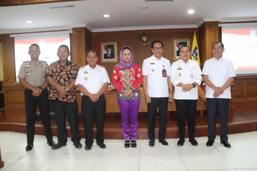 Diterima Wabub Suiasa:  Empat Kepala Daerah Belajar ke Badung