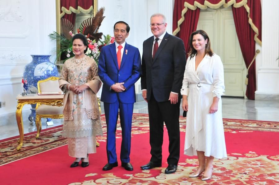 Jelang Pelantikan, Presiden Jokowi Terima Kunjungan Kehormatan Sultan Brunei dan PM Australia