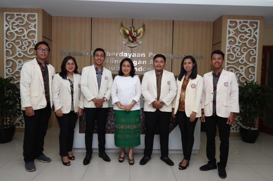 podiumnews.com-Bertemu Menteri PPPA, KMHDI Bahas Masalah Ekploitasi Anak