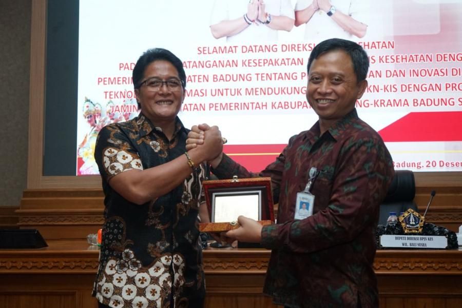 Pemkab Badung-BPJS Kesehatan Teken MoU Pengembangan dan Inovasi TI