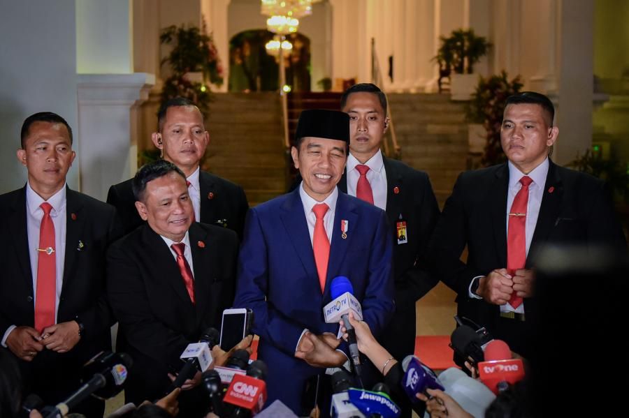 Soal Pelantikan Kabinet, Jokowi: Ditunggu Besok