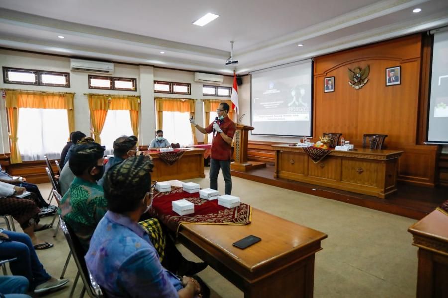 podiumnews.com-Suiasa Sosialisasi Kebijakan Penanganan Covid-19 di Kuta Utara