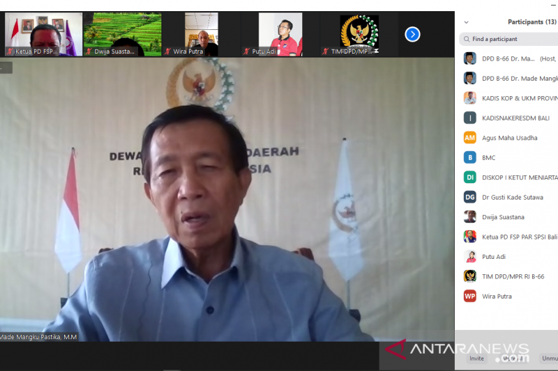 podiumnews.com-Made Mangku Pastika Ajak Pemprov Bali Hati-Hati Salurkan Bantuan COVID-19