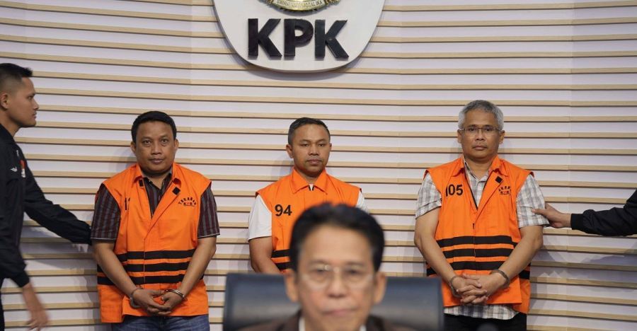 KPK menetapkan Gubernur Riau berinisial AW bersama dua pejabat Pemprov)Riau sebagai tersangka kasus dugaan tindak pidana korupsi. (Dok/KPK)