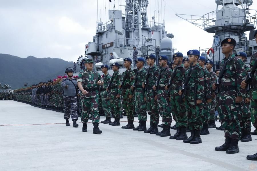 podiumnews.com-TNI Masih Siaga Pasukan Pengamanan Laut Natuna