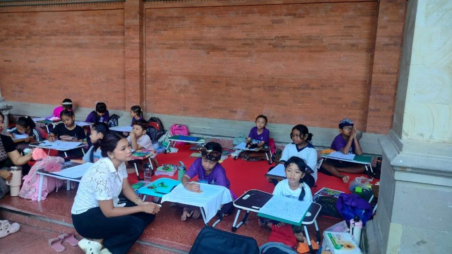 podiumnews.com-Badung Kirim 26 Siswa, Bersaing Jadi Pelukis Cilik Terbaik PKB 2026