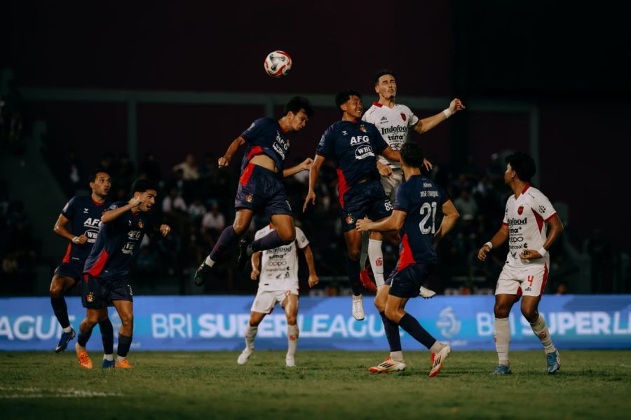 Persik Kediri mengalahkan Bali United FC dengan skor 3-2 pada laga pekan ke-19 BRI Super League 2025/26 di Stadion Brawijaya, Kediri, Jumat (30/1/2026) sore. (baliutd)