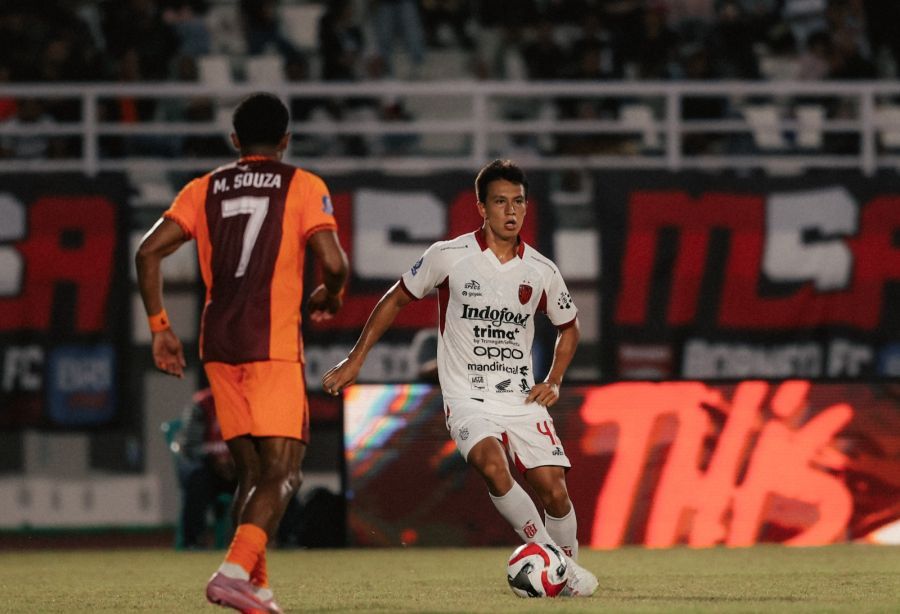 Gelandang tengah Bali United FC, Maouri Ananda Simon. (baliutd)
