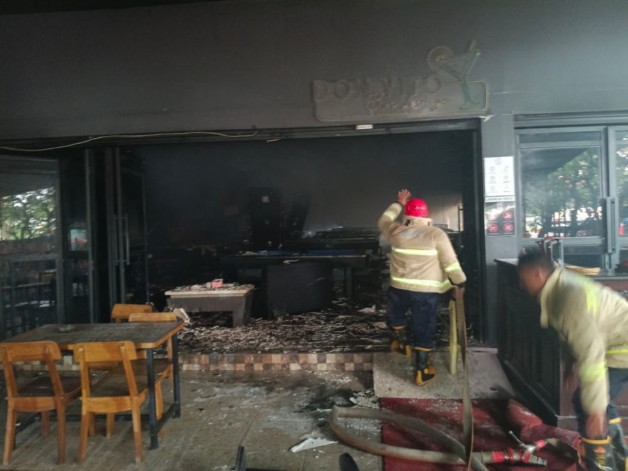 Bangunan Bar dan Biliar Don Vito di Jalan Tukad Pakerisan, Panjer, Denpasar Selatan, Denpasar, Bali, Senin (9/2/2026). (Foto/hes)