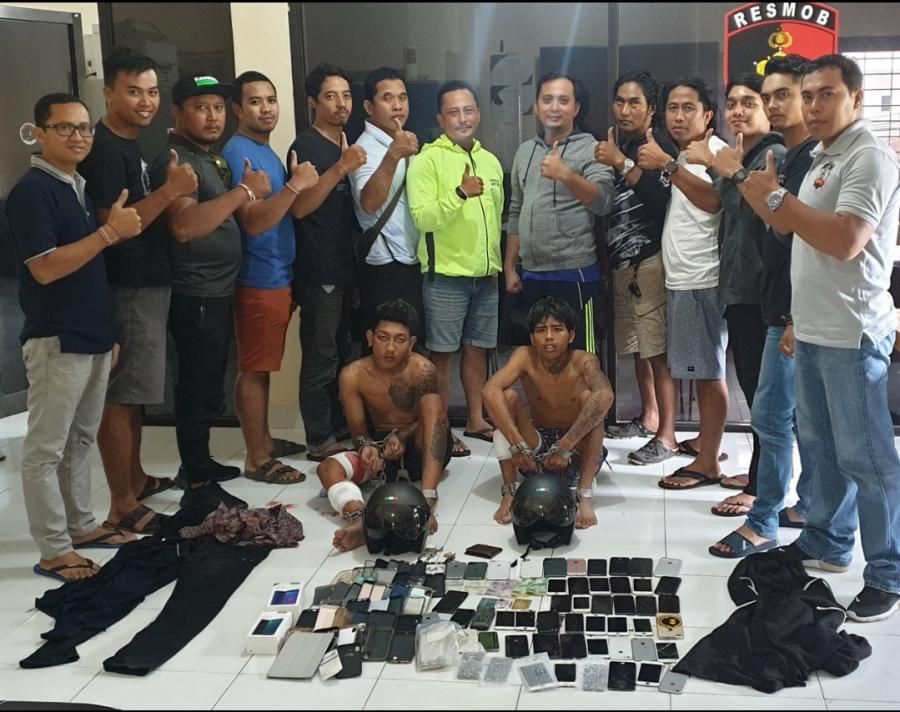 podiumnews.com-Polda Bali Bekuk Begal Spesialis WNA