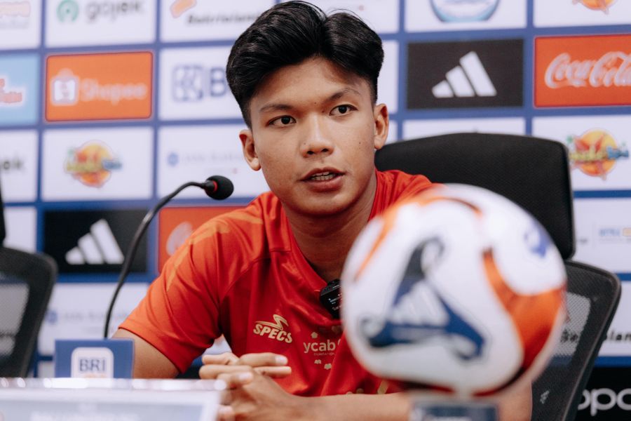 Pemain belakang Bali United FC, Kadek Arel Priyatna menjelaskan kondisi Serdadu Tridatu jelang menghadapi Bhayangkara Presisi Lampung FC. (baliutd)