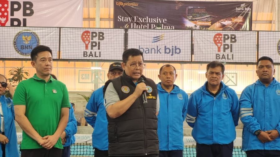 podiumnews.com-BNN Kampanye Antinarkoba Lewat Turnamen Padel di Sanur