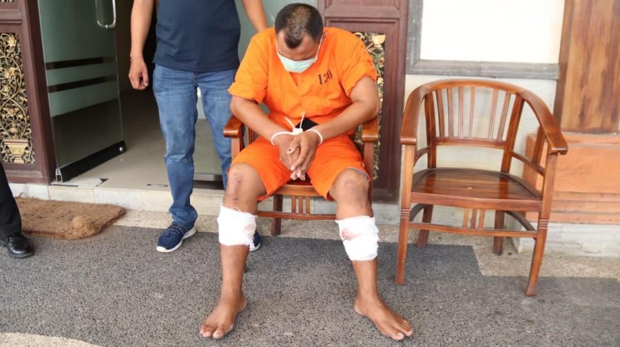 podiumnews.com-Bobol Minimart, Putu Agus di Dor Karena Melawan Petugas