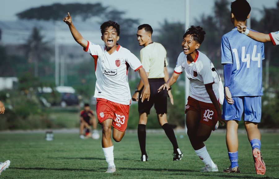podiumnews.com-Brace Andika Caesar Antar Bali United U16 Kalahkan Persib Bandung