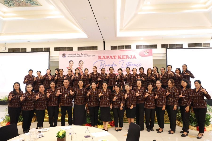 podiumnews.com-Bunda Literasi Denpasar Tekankan Kolaborasi, Bangun Budaya Baca