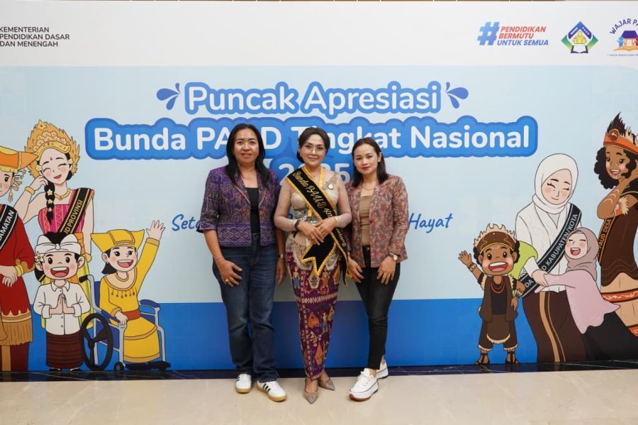 podiumnews.com-Bunda PAUD Badung Hadiri Puncak Apresiasi Bunda PAUD Nasional