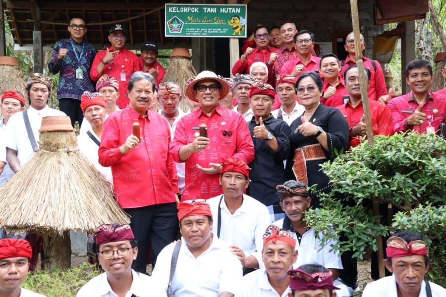 podiumnews.com-Bungan Desa di Lalanglinggah, Bupati Tabanan Perkuat Potensi Pertanian hingga Pariwisata