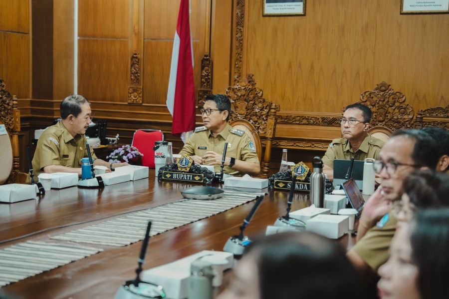 podiumnews.com-Bupati Badung Ikuti Rakor Pengendalian Inflasi dan Pendidikan Antikorupsi