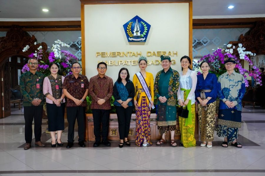 podiumnews.com-Bupati Badung Minta Puteri Indonesia Lingkungan Gencarkan Pelestarian Alam dan Budaya
