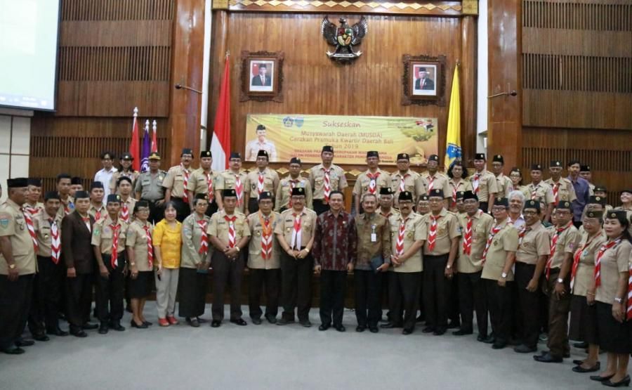 podiumnews.com-Wagub Cok Ace Ingin Gerakan Pramuka Dikembangkan Sesuai Minat dan Bakat Siswa