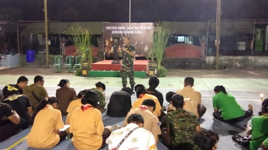 podiumnews.com-Dandim Bangli Ajak Warga Megibung dan Tanam Kapsul Doa Rayakan Pergantian Tahun