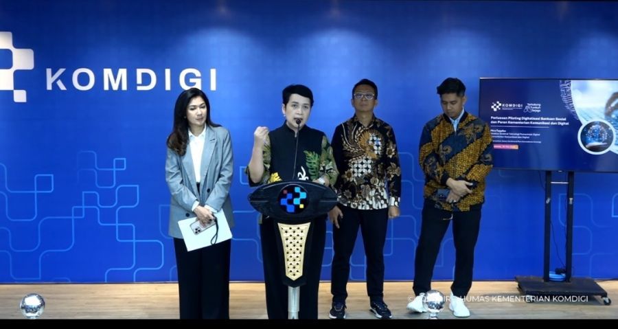 podiumnews.com-Digitalisasi Bansos Diperluas ke 42 Daerah, Komdigi Fasilitasi Data Antarinstansi