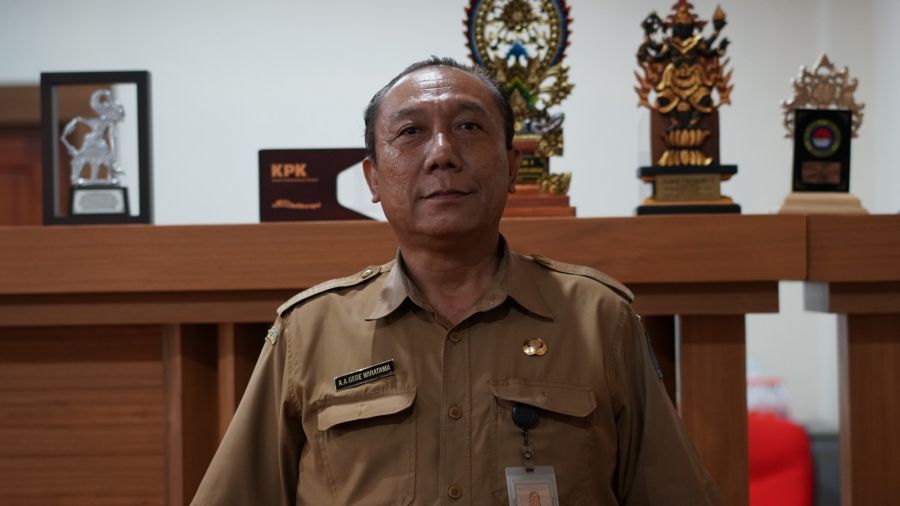Kepala Disdikpora Kota Denpasar, AA Gede Wiratama. (foto/sukadana)