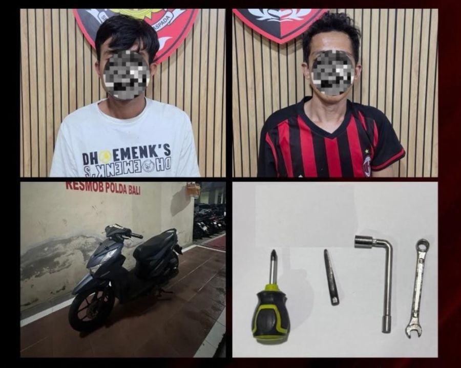 podiumnews.com-Ditreskrim Polda Bali Ringkus Dua Residivis Curanmor di Denpasar