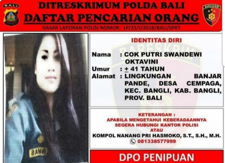 podiumnews.com-Polda Bali Buru Oknum ASN Bangli Kasus Penipuan