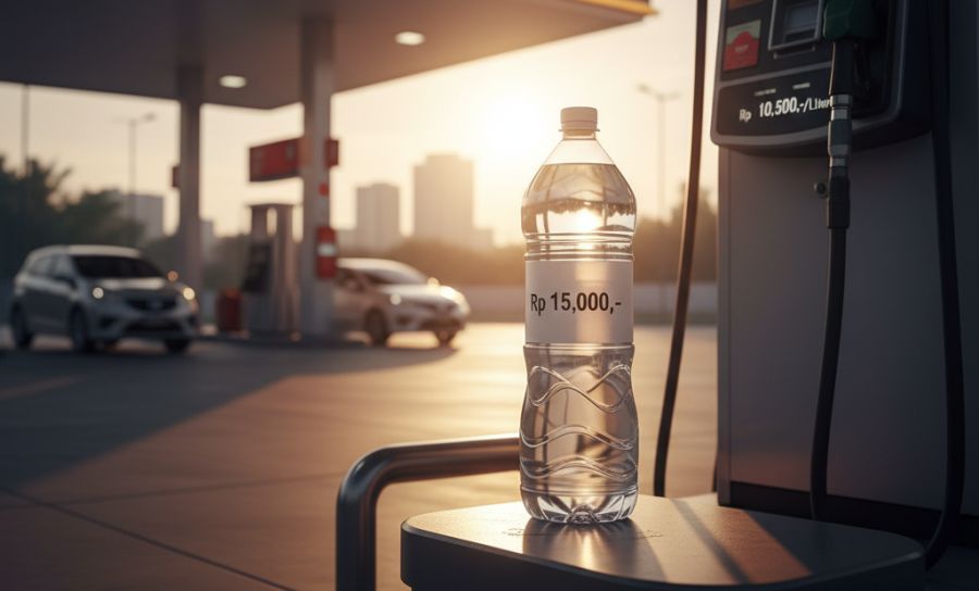 podiumnews.com-DPR Soroti Ironi Harga: Air Mineral Lebih Mahal dari Bensin