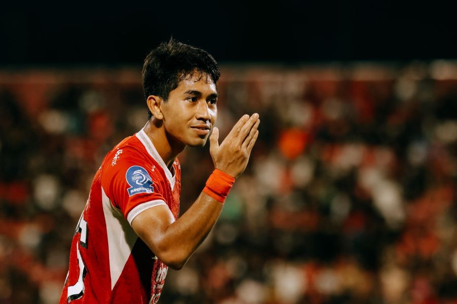 podiumnews.com-Dua Tahun Cedera, Gelandang Bali United Made Tito Cetak Gol