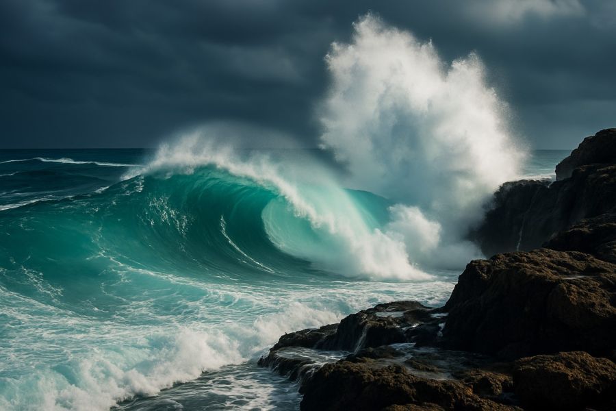 podiumnews.com-Gelombang Meninggi, Wisata Laut Bali Diimbau Waspada