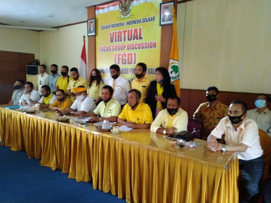 podiumnews.com-Golkar Bali Buka Layanan Keluhan Bagi Masyarakat Terdampak Corona